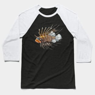 Lion Fish Baseball T-Shirt